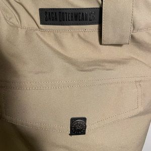 Saga ski/snow pants.   Size large.      Khaki